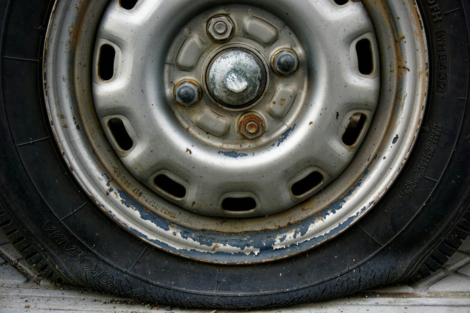 Radnabe eines Autos